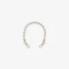Multipearl Strap Charm Latte Jc Pearl Charm with Beads
