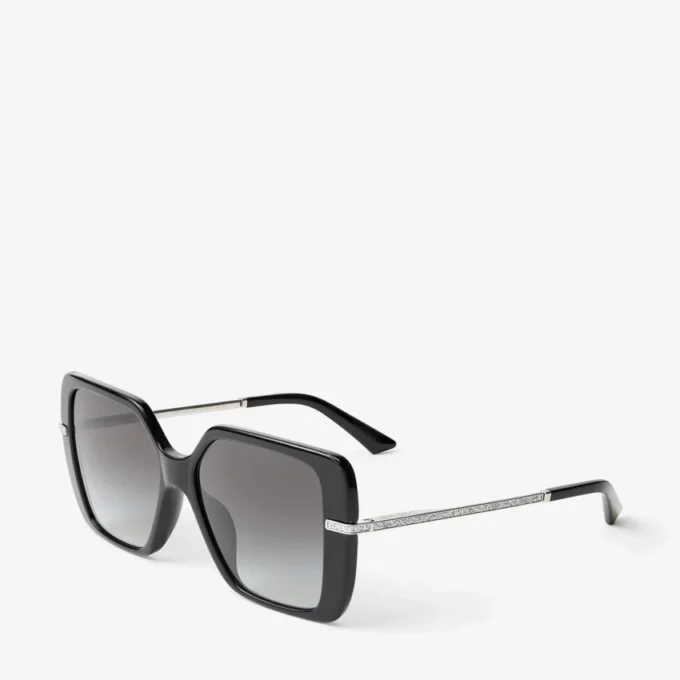 Pati Black Square Sunglasses
