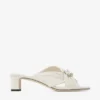 Rafi 45 Latte Soft Glove Leather Sandals