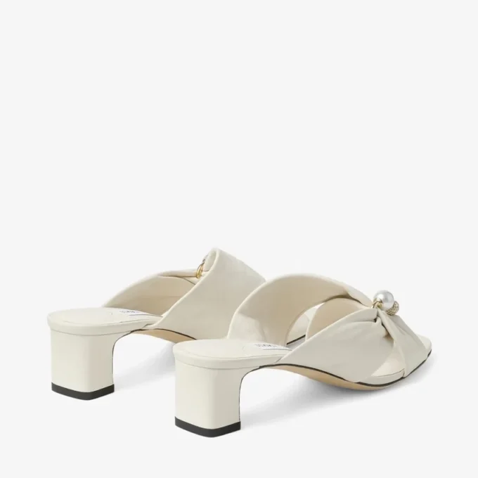 Rafi 45 Latte Soft Glove Leather Sandals