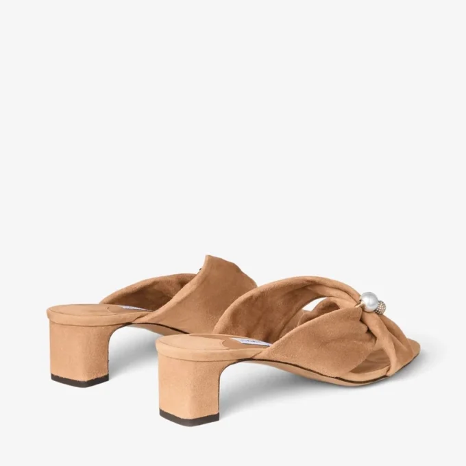 Rafi 45 Toffee Suede Sandals