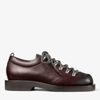 Reeves Lace Up Chocolate Scotch Grain Leather Lace up Shoes