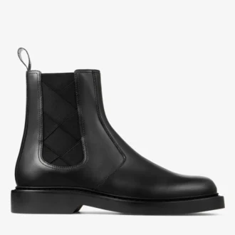 Reggie Chelsea Boot Black Box Calf Leather Ankle Boots