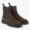Reggie Chelsea Boot Umber Velvet Suede Chelsea Boots