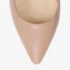 Romy 85 Ballet Pink Kid Leather Pointed Pumps