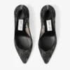 Romy 85 Black Jimmy Choo Lace Pumps