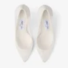 Romy 85 Ivory Jimmy Choo Lace Pumps