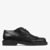 Rowan Brogue Derby Black Vintage Leather Loafer