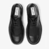 Rowan Brogue Derby Black Vintage Leather Loafer