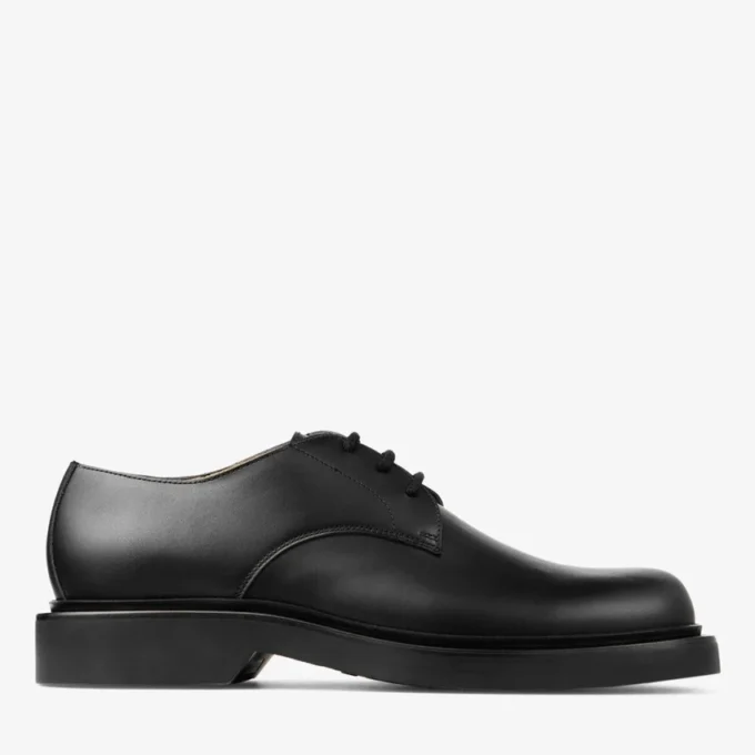 Rowan Derby Black Box Calf Leather Loafers