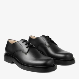 Rowan Derby Black Box Calf Leather Loafers