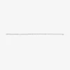 Saeda Anklet Silver-Finish Metal Anklet with Crystal