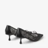 Scarlett 50 Black Jimmy Choo Lace Pumps