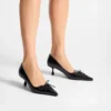 Scarlett 50 Black Nappa Leather Pumps
