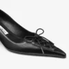 Scarlett 50 Black Nappa Leather Pumps
