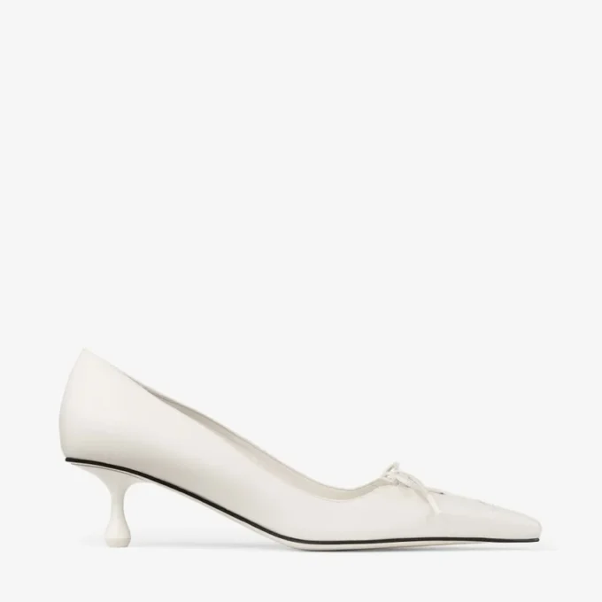 Scarlett 50 Latte Nappa Leather Pumps
