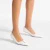 Scarlett 50 Latte Nappa Leather Pumps