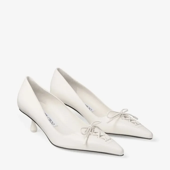 Scarlett 50 Latte Nappa Leather Pumps