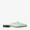 Slide Mint Nubuck Leather Mule
