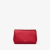 Soft Bow Mini Bag Ruby Red Satin Mini Bag with Crystal Bow
