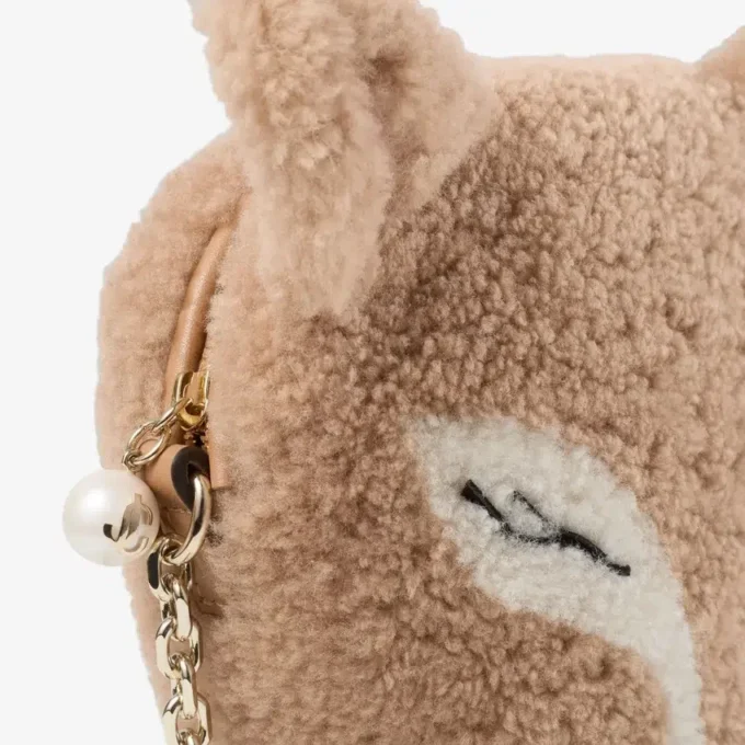 Soft Fox Mini Bag Toffee Shearling Fox Mini Bag