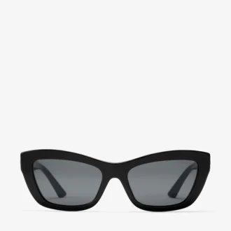 Solene Black Havana Cat Eye Sunglasses