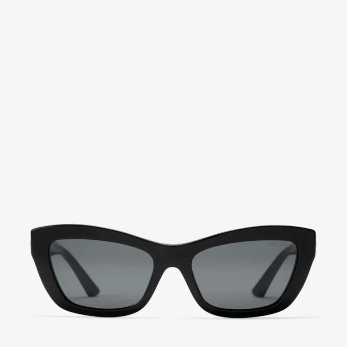 Solene Black Havana Cat Eye Sunglasses
