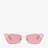 Soraya Pale Gold Cat Eye Sunglasses