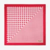 Sula Bandana Ruby Red Mix Gingham Print Cotton Bandana