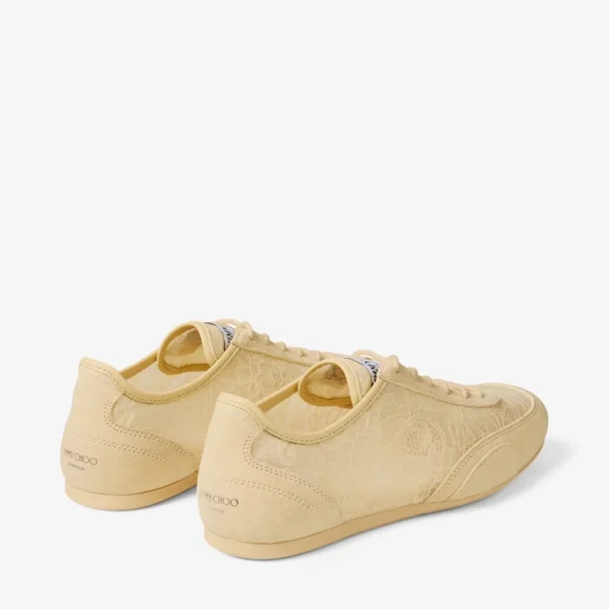 Sunny F Corn Leather Mix and Jimmy Choo Lace Low Top Trainers
