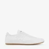 Sunny F White and Gum Leather Mix Low Top Trainers