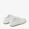 Sunny F White and Gum Leather Mix Low Top Trainers