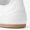 Sunny M White and Gum Leather Mix Low Top Trainers
