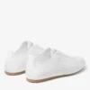 Sunny M White and Gum Leather Mix Low Top Trainers