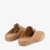 Sunny Mule F Toffee Leather Mix and Diamond Mesh Low Top Trainers