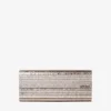 Sweetie Ballet Pink Shadow Coarse Glitter Acrylic Clutch Bag