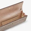 Sweetie Ballet Pink Shadow Coarse Glitter Acrylic Clutch Bag