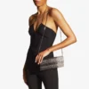 Sweetie Black and Champagne DéGradé Glitter Acrylic Clutch Bag