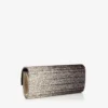 Sweetie Black and Champagne DéGradé Glitter Acrylic Clutch Bag