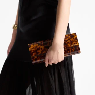 Sweetie Tortoiseshell Acrylic Clutch Bag