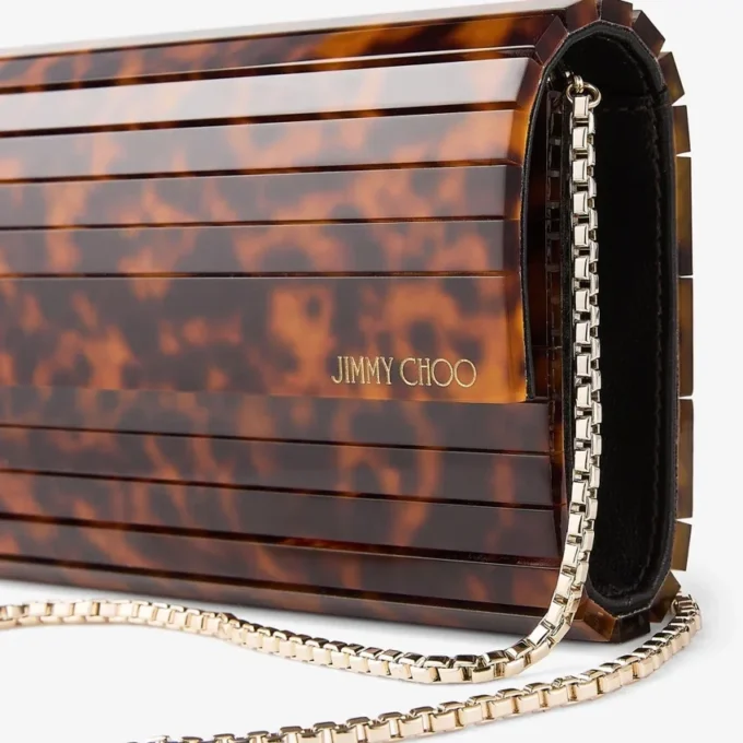 Sweetie Tortoiseshell Acrylic Clutch Bag