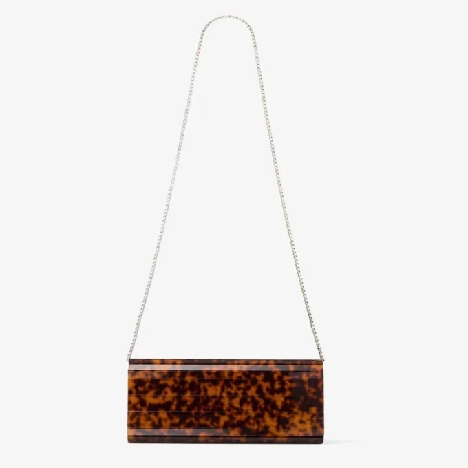 Sweetie Tortoiseshell Acrylic Clutch Bag