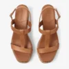 Theia Wedge 60 Multi Chevron Raffia Sandal Wedges