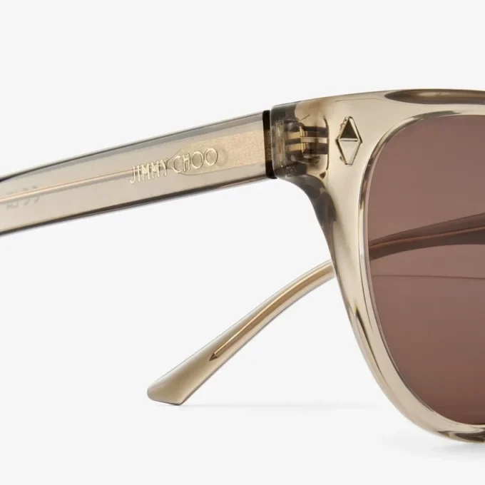 Trace Brown Transparent Pantos Sunglasses