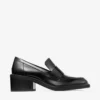 Tylor 60 Black Spazzolato Platform Loafers