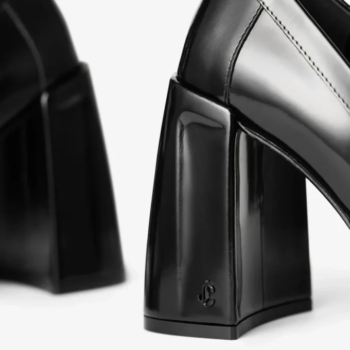 Tylor 95 Black Soft Spazzolato Pumps