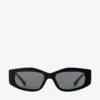 Uma Black Geometric Sunglasses