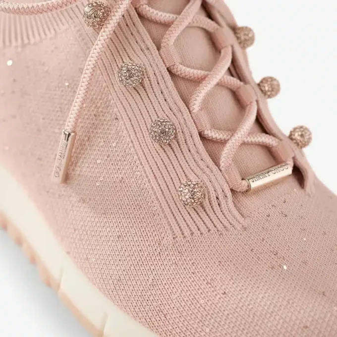 Veles Macaron Sequin Knit Trainers