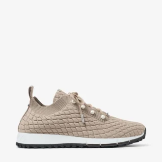 Veles Stone Textured Knit Trainers