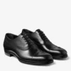 Vine Lace Up Black Smooth Calf Leather Lace up Shoes